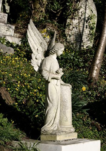 Beeld op Highgate Cemetery