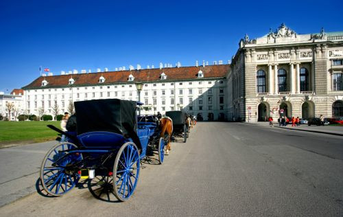 Koets voor het Hofburg