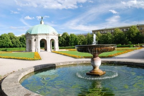 Fontein in de Hofgarten