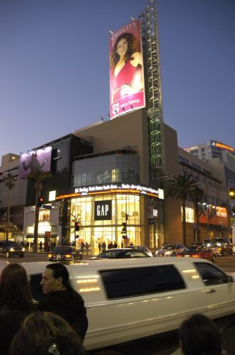 Limousine op Hollywood Boulevard