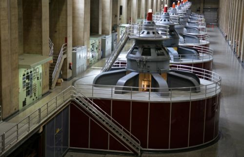 Turbines in de Hoover Dam