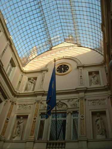 Plafond van de Koninklijke Sint-Hubertusgalerijen