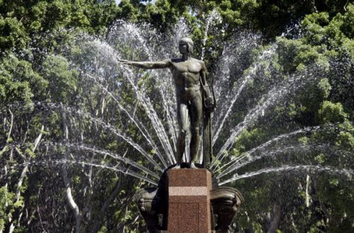 Standbeeld voor Archibald Fountain