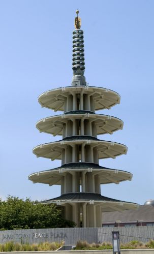 Beeld van de Peace Pagoda
