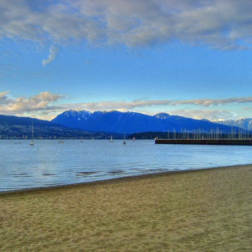 Zicht op Jericho Beach