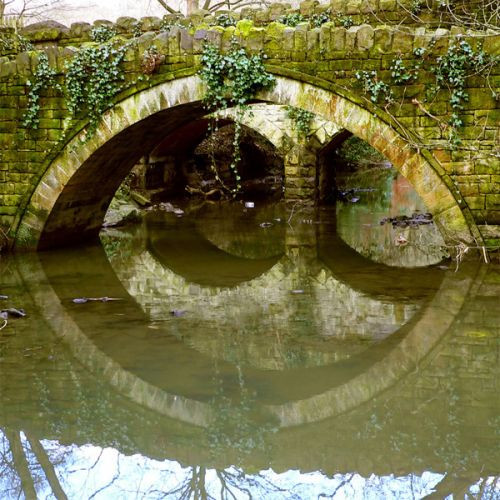 Brug in Jesmond Dene