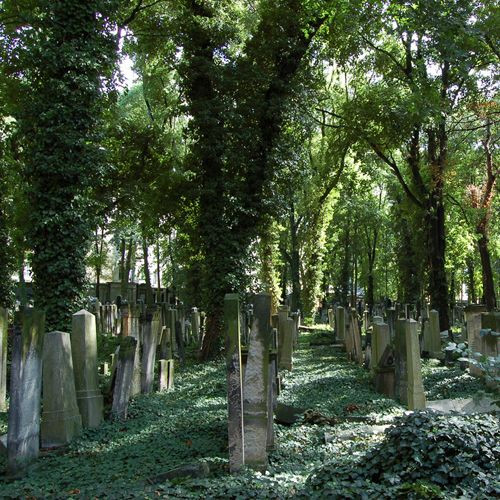 Een van de Joodse kerkhoven