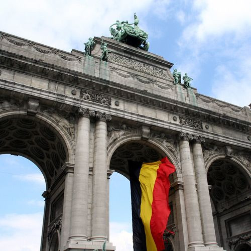 Triomfboog in het Jubelpark