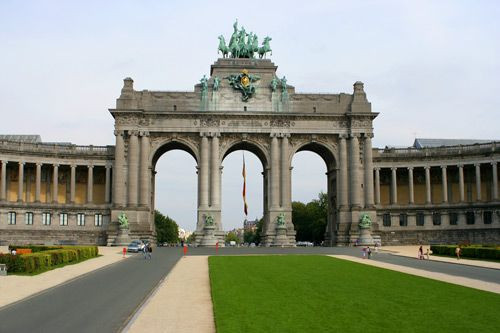 Triomfboog in het Jubelpark