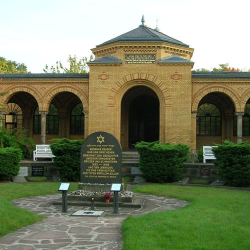 Bouwwerk op het Jüdischer Friedhof Weißensee