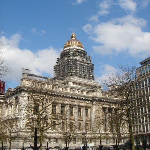 Totaalbeeld van het Justitiepaleis