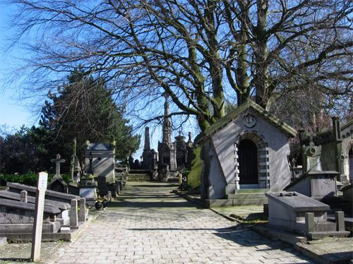 Graven in op het Campo Santo