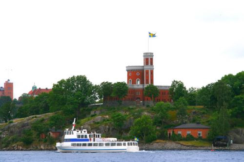 Boot bij Kastellholmen