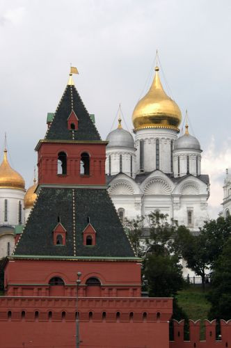 Koepels van de Kathedraal van de Aartsengel Michaël