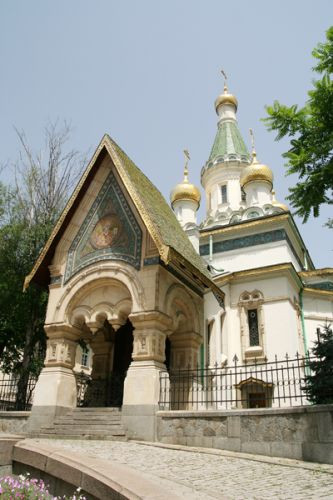 Portiek van de Sint Nikolai-kerk