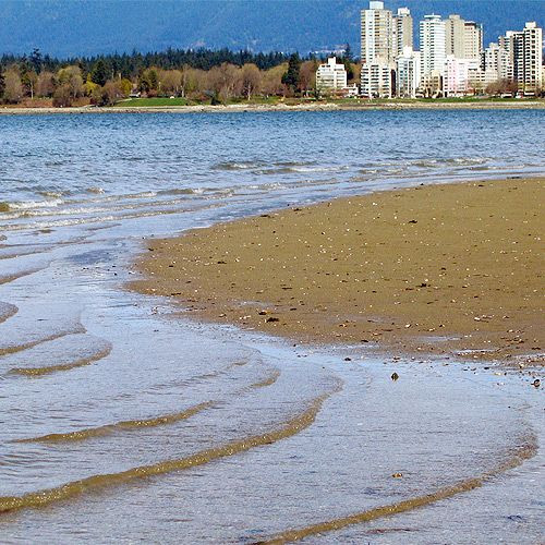 Stranden in Vancouver