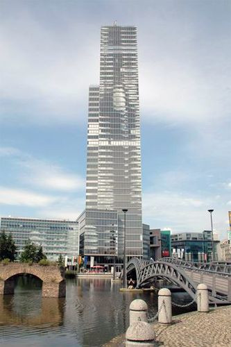 Zicht op de Kölnturm