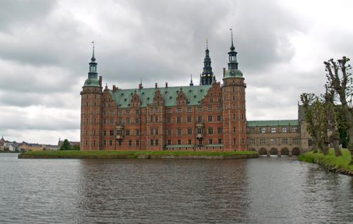 Zicht bij het Slot Frederiksberg