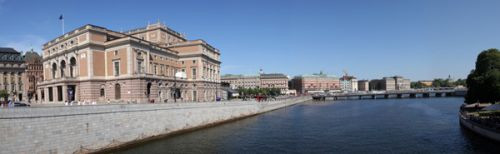 Panorama bij de Kungliga Operan