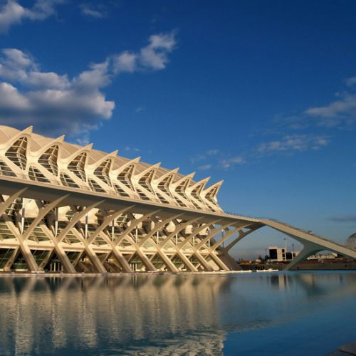 Moderne gebouwen in Valencia