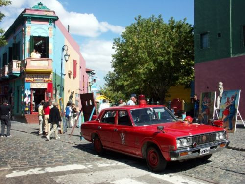 Beeld in La Boca