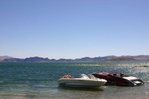 Bootjes bij Lake Mead