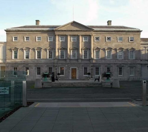 Voorgevel van Leinster House