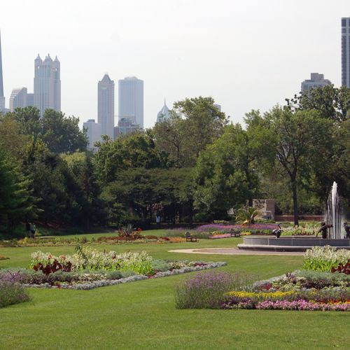 Zicht op Lincoln Park