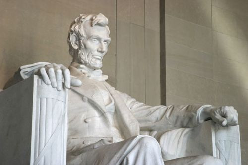 Beeld van Abraham Lincoln