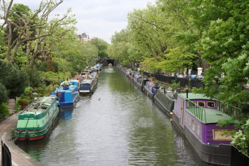 Kanaal in Little Venice