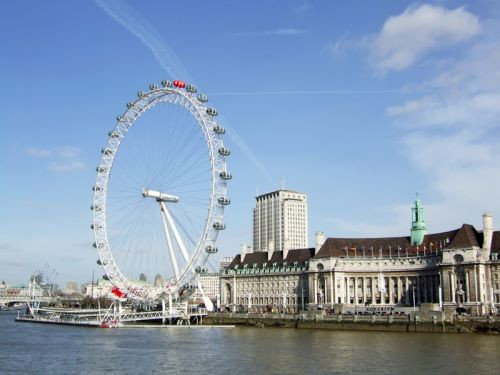 Buiten aan het London Aquarium