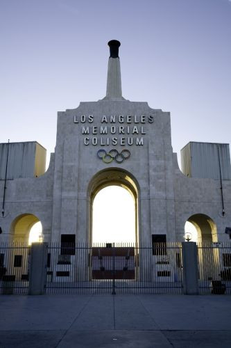 Poort van het Los Angeles Memorial Coliseum