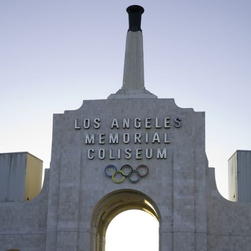 Poort van het Los Angeles Memorial Coliseum