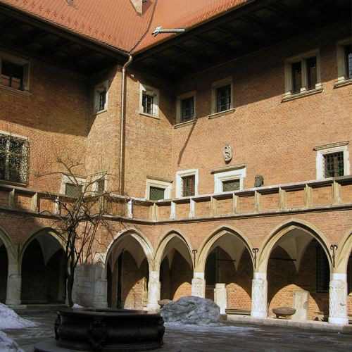 Binnenplein van het Collegium Maius