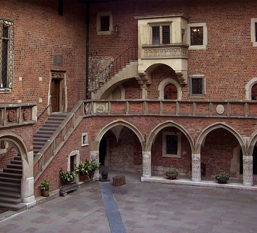 Plein in het Collegium Maius