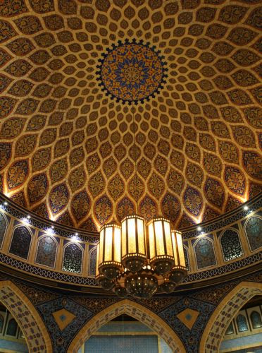 Plafond in de Mall of the Emirates