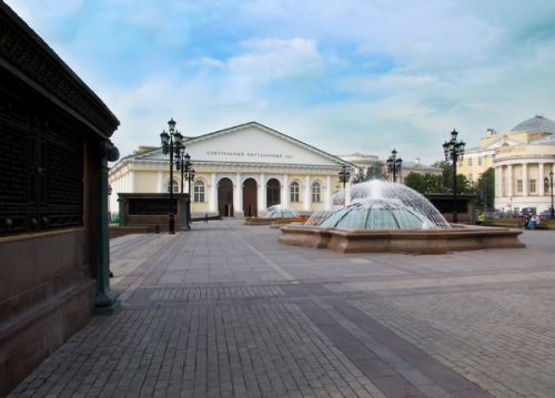 Fonteinen op het Manegeplein