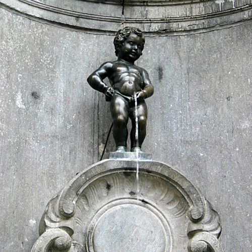 Foto van Manneken Pis