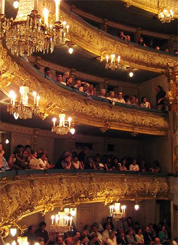 Zaal in het Mariinski-theater