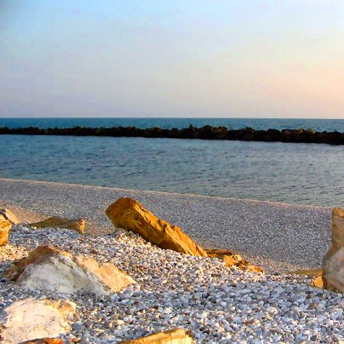 Strand van Marina di Pisa