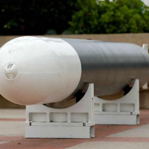 Torpedo van het Maritiem Museum
