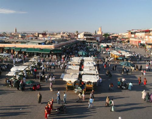 Markt op de Jemaa-el-Fna