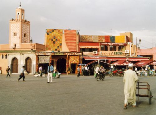 Winkels aan de Jemaa-el-Fna