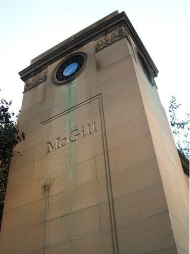 Monument aan de McGill University