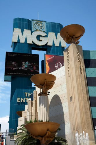 Beeld van bij het MGM Grand