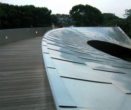 Zicht op Millennium Park