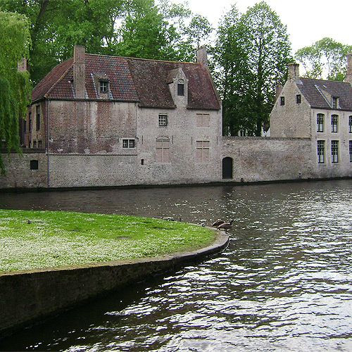 Beeld van het Minnewaterpark