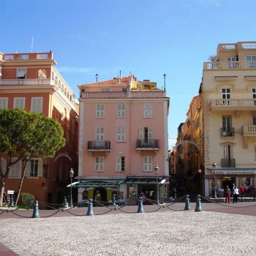 Straatbeeld in Monaco-Ville