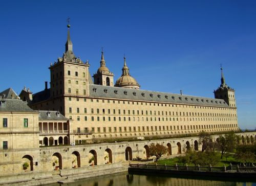 Zicht op het Monasterio de El Escorial