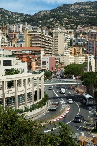 Straatbeeld van Monte Carlo